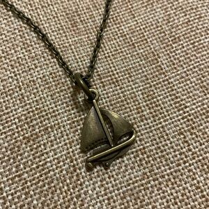 Sailboat Necklace New